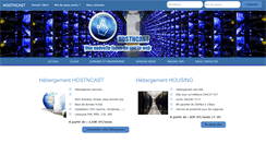Desktop Screenshot of hostncast.com